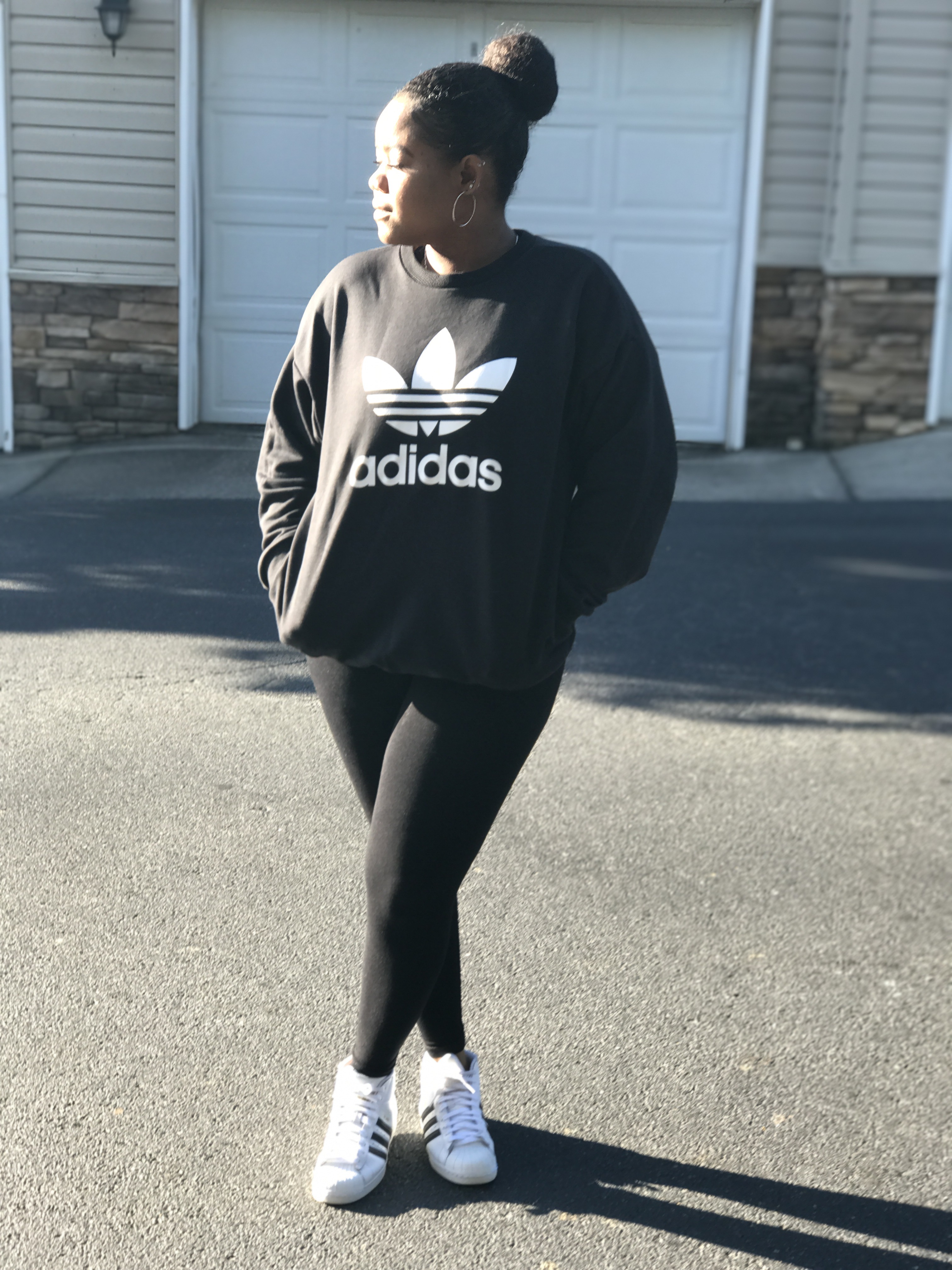 in my adidas